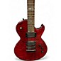 Used ESP LTD EC100QM Red Solid Body Electric Guitar