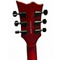 Used ESP LTD EC100QM Red Solid Body Electric Guitar