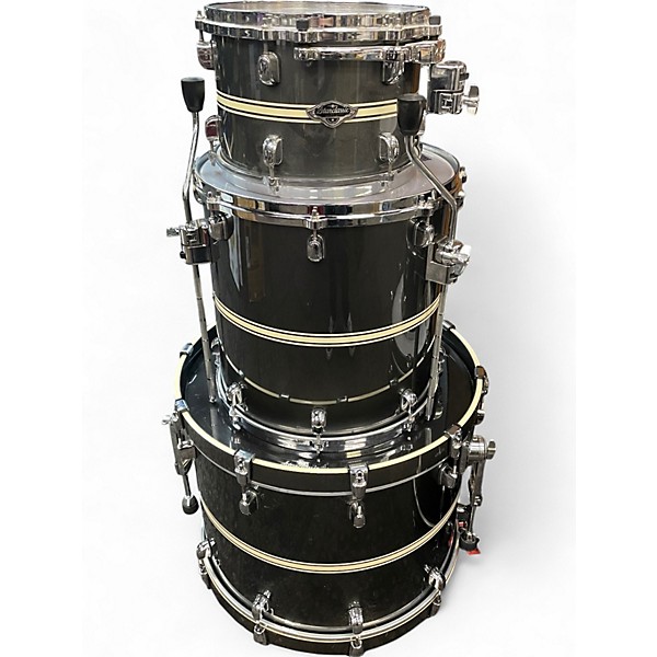 Used TAMA 3 Piece Starclassic Metallic Grey Drum Kit