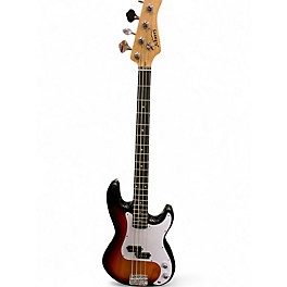 Used Glarry P BASS 2 Color Sunburst Electric Bass Guitar