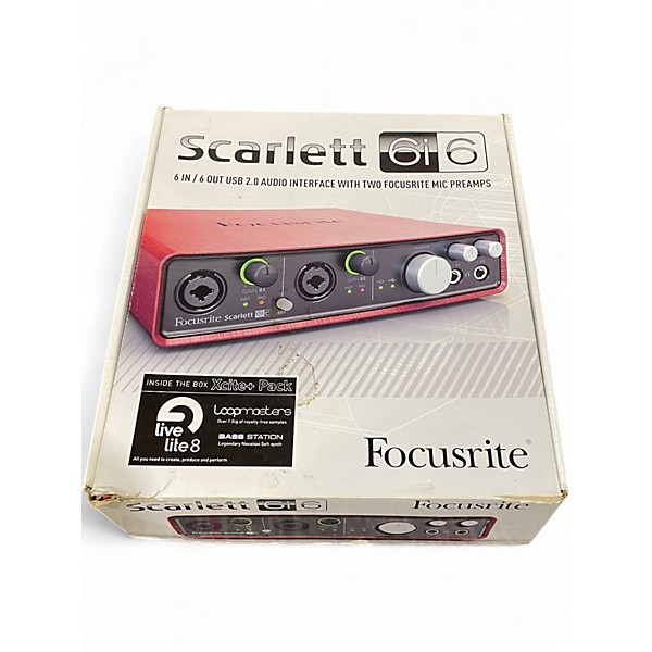 Used Focusrite Scarlett 6i6 Audio Interface