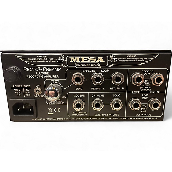 Used MESA/Boogie RECTIFIER RECORDING PREAMP Guitar Preamp