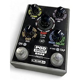Used Line 6 pOD BASS Bass Effect Pedal