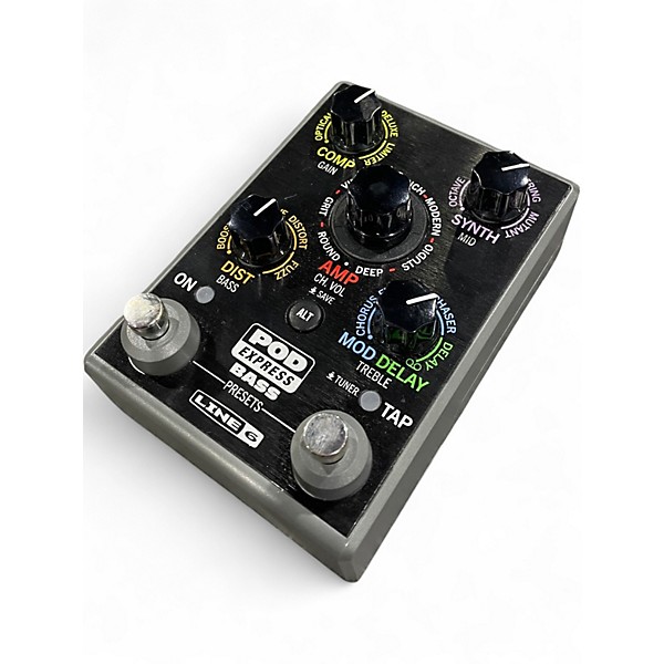 Used Line 6  pOD BASS Bass Effect Pedal