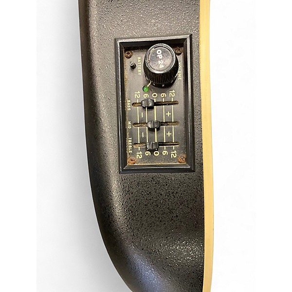 Vintage 1988 Ovation 1988-P Loch Ness Green Acoustic Electric Guitar