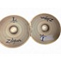 Used Zildjian 14in L80 Low Volume Hi Hat Pair Cymbal