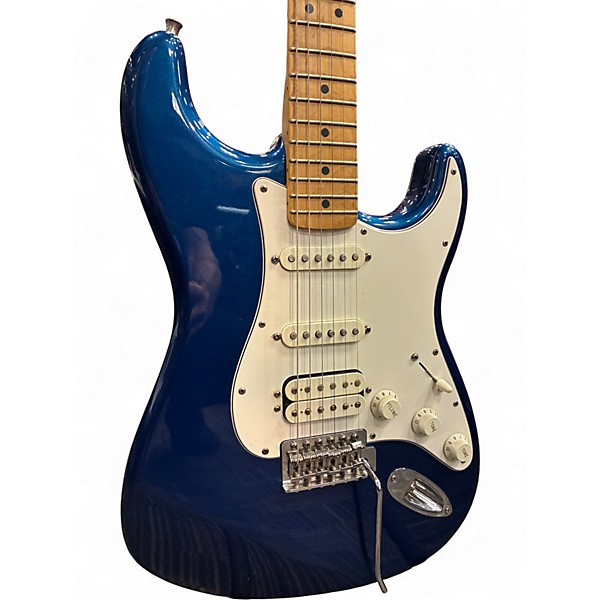 Used Fender Standard Stratocaster HSS Blue Solid Body Electric Guitar