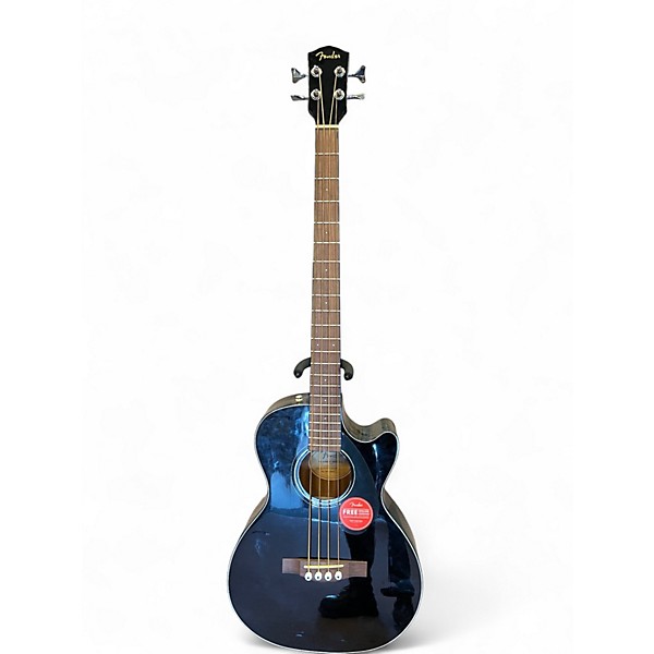 Used Fender CB-60SCE Black Acoustic Bass Guitar