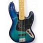 Used Fender PLAYER II JAZZ BASS Blue Ghost Flames Electric Bass Guitar