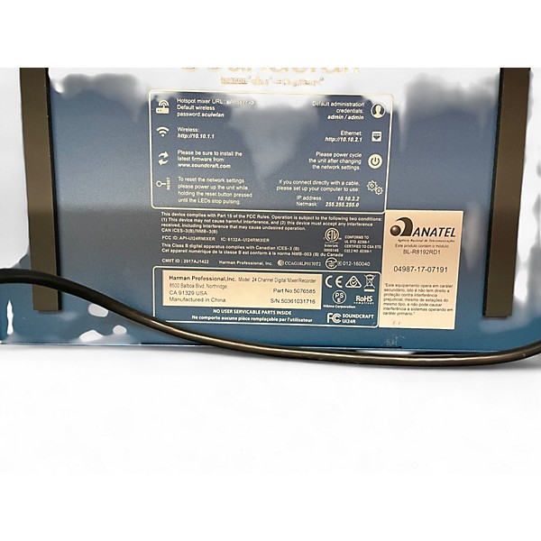 Used Soundcraft UI24R Digital Mixer