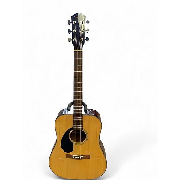 Used Fender CD-60S Dreadnought Natural Acoustic Guitar