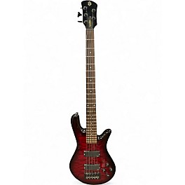 Used Spector NS Legend 5 Crimson Burst Electric Bass Guitar