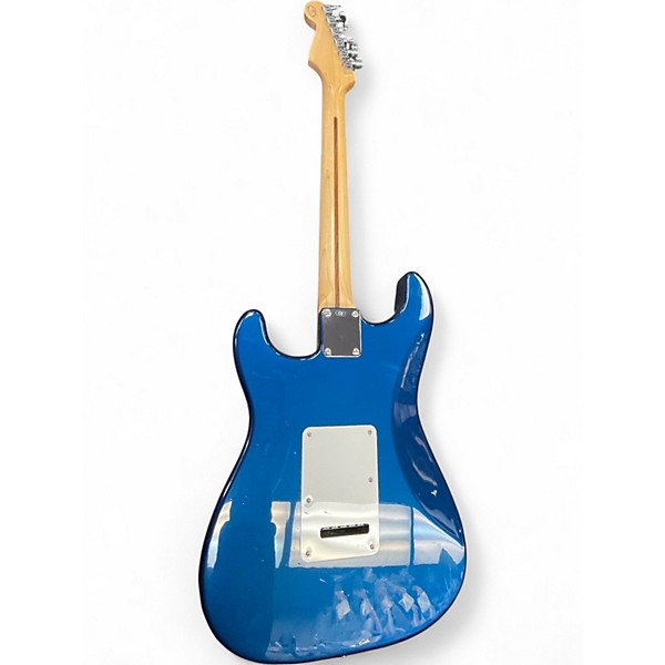 Used 2003 Fender Standard Stratocaster Electron Blue Metallic Solid Body Electric Guitar