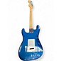Used 2003 Fender Standard Stratocaster Electron Blue Metallic Solid Body Electric Guitar