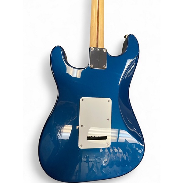 Used 2003 Fender Standard Stratocaster Electron Blue Metallic Solid Body Electric Guitar