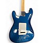 Used 2003 Fender Standard Stratocaster Electron Blue Metallic Solid Body Electric Guitar