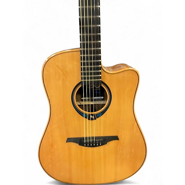 Used Lag Guitars Tramontane THV30DCE Natural Acoustic Electric Guitar