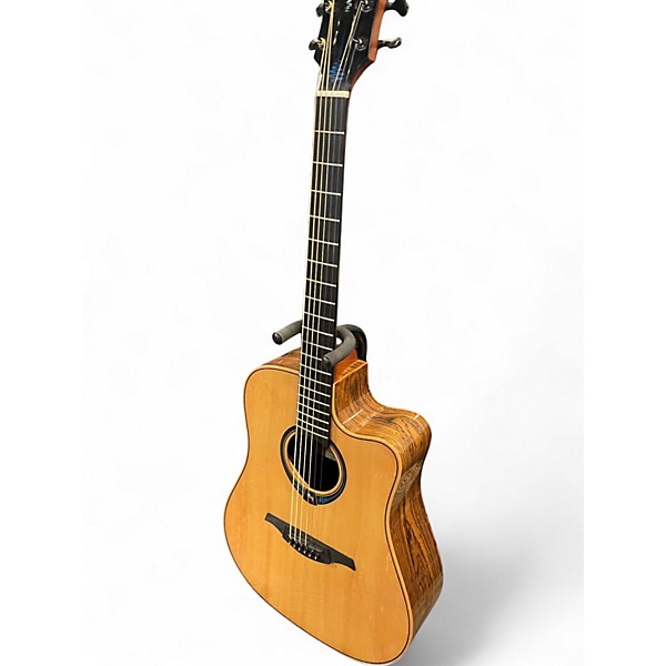 Used Lag Guitars Tramontane THV30DCE Natural Acoustic Electric Guitar