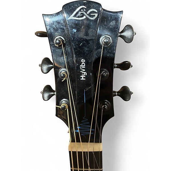 Used Lag Guitars Tramontane THV30DCE Natural Acoustic Electric Guitar