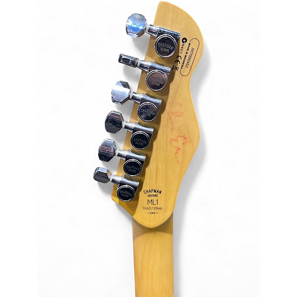 Used Chapman ML1 Traditional Lunar Burl Solid Body Electric Guitar