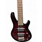 Used Schecter Guitar Research Raiden Special 5 String Trans Red Electric Bass Guitar