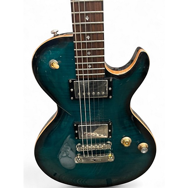 Used DBZ Guitars Diamond STF Seires Trans Blue Solid Body Electric Guitar