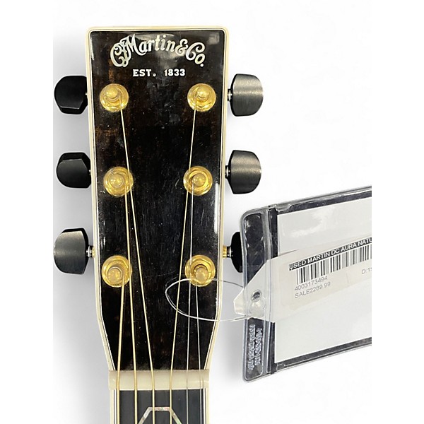 Used Martin DC AURA Natural Acoustic Electric Guitar