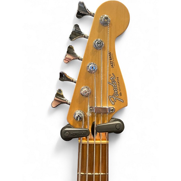 Used Fender Standard Jazz Bass Burgundy Electric Bass Guitar