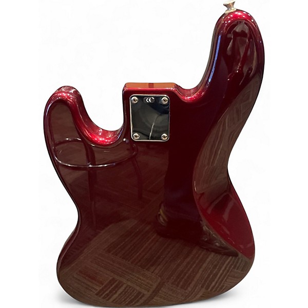 Used Fender Standard Jazz Bass Burgundy Electric Bass Guitar