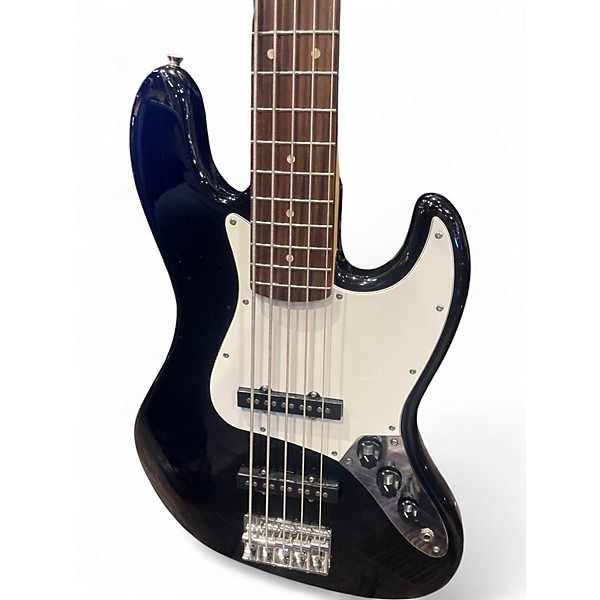Used Squier Affinity Jazz Bass V 5 String Black Electric Bass Guitar