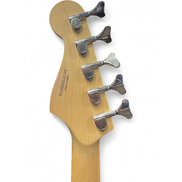 Used Squier Affinity Jazz Bass V 5 String Black Electric Bass Guitar