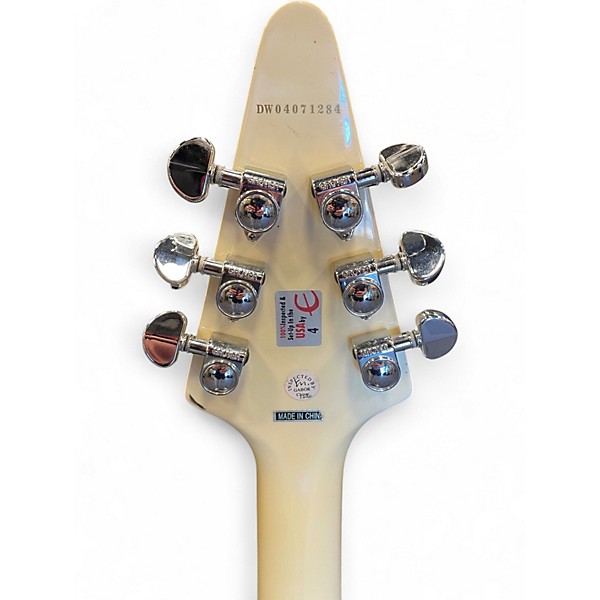 Used Epiphone Flying V '67 Classic White Solid Body Electric Guitar