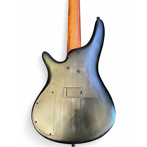 Used Ibanez SR605E Trans Black Electric Bass Guitar