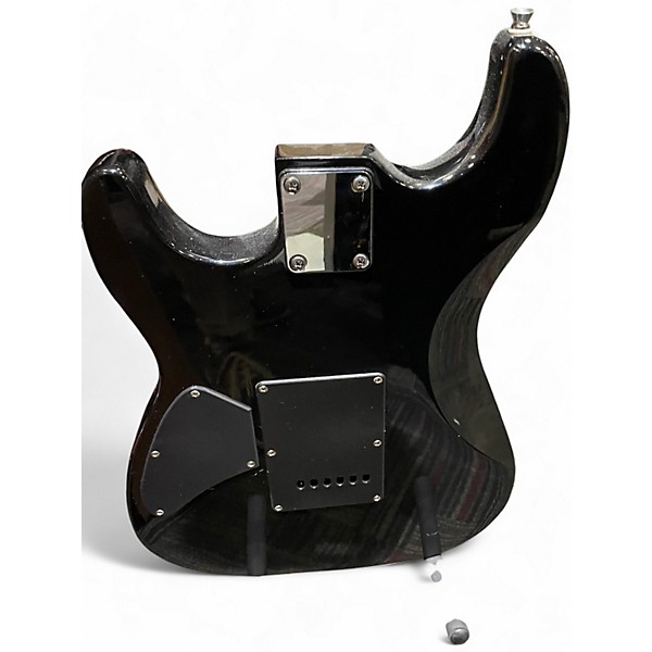 Used Dave & Buster’s Dave and Buster’s Black, Blue and Orange Solid Body Electric Guitar