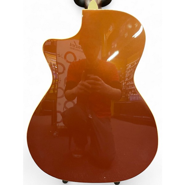 Used Fender NEWPORTER Copper Acoustic Electric Guitar