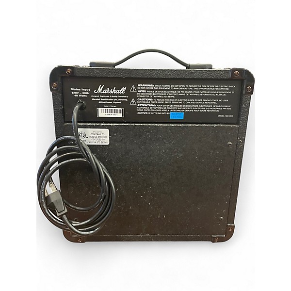 Used Marshall MG10CD 1X6.5 10W Guitar Combo Amp