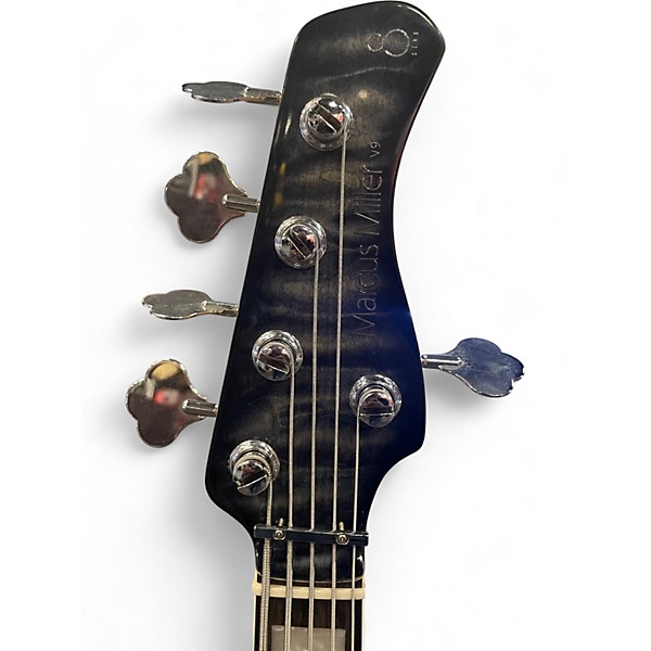 Used Marcus Millier v9 black Electric Bass Guitar