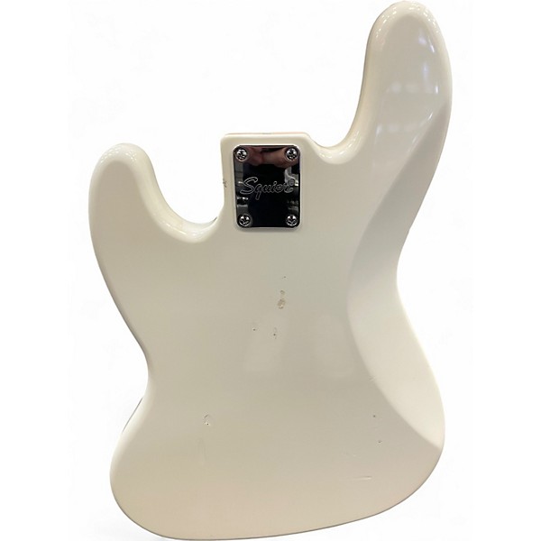 Used Squier Affinity Jazz Bass V 5 String Arctic White Electric Bass Guitar