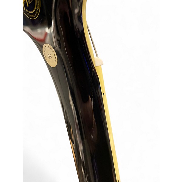 Used 2016 Epiphone Nighthawk Custom Reissue TRANS BLACK Solid Body Electric Guitar