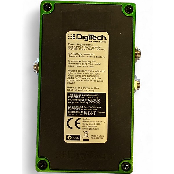 Used DigiTech DBM Bad Monkey Overdrive Effect Pedal