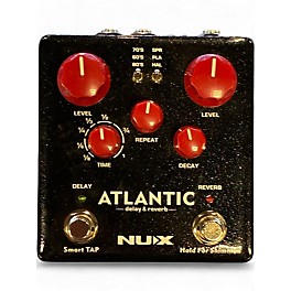 Used NUX ATLANTIC DELAY AND REVERB Effect Pedal