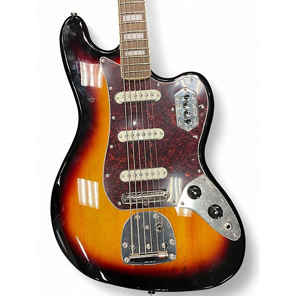 Used Squier Classic Vibe Bass VI 3 Color Sunburst Electric Bass Guitar