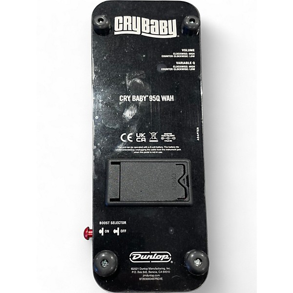 Used Dunlop 95Q Cry Baby Wah Effect Pedal