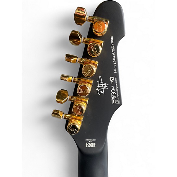 Used ESP LTD AA-1 Satin Black Solid Body Electric Guitar