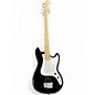 Used Squier Bronco Black Electric Bass Guitar thumbnail