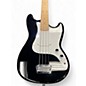 Used Squier Bronco Black Electric Bass Guitar