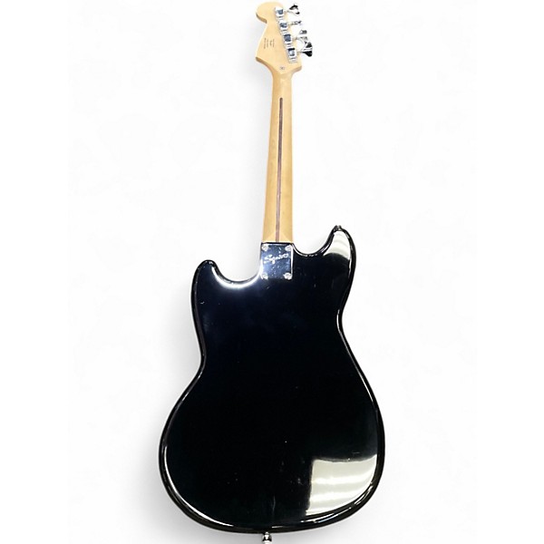 Used Squier Bronco Black Electric Bass Guitar