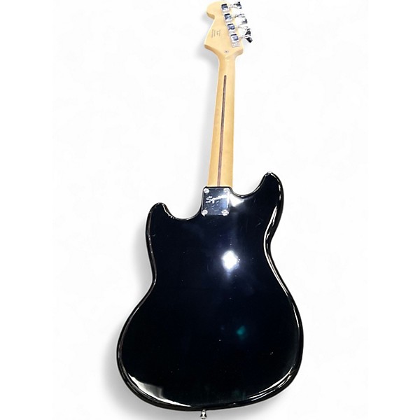 Used Squier Bronco Black Electric Bass Guitar