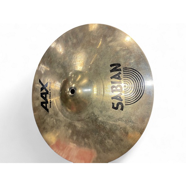 Used SABIAN 14in AAX Stage Hi Hat Pair Cymbal