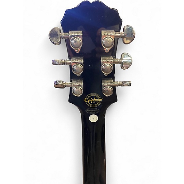 Used Epiphone Les Paul Custom Silverburst Solid Body Electric Guitar